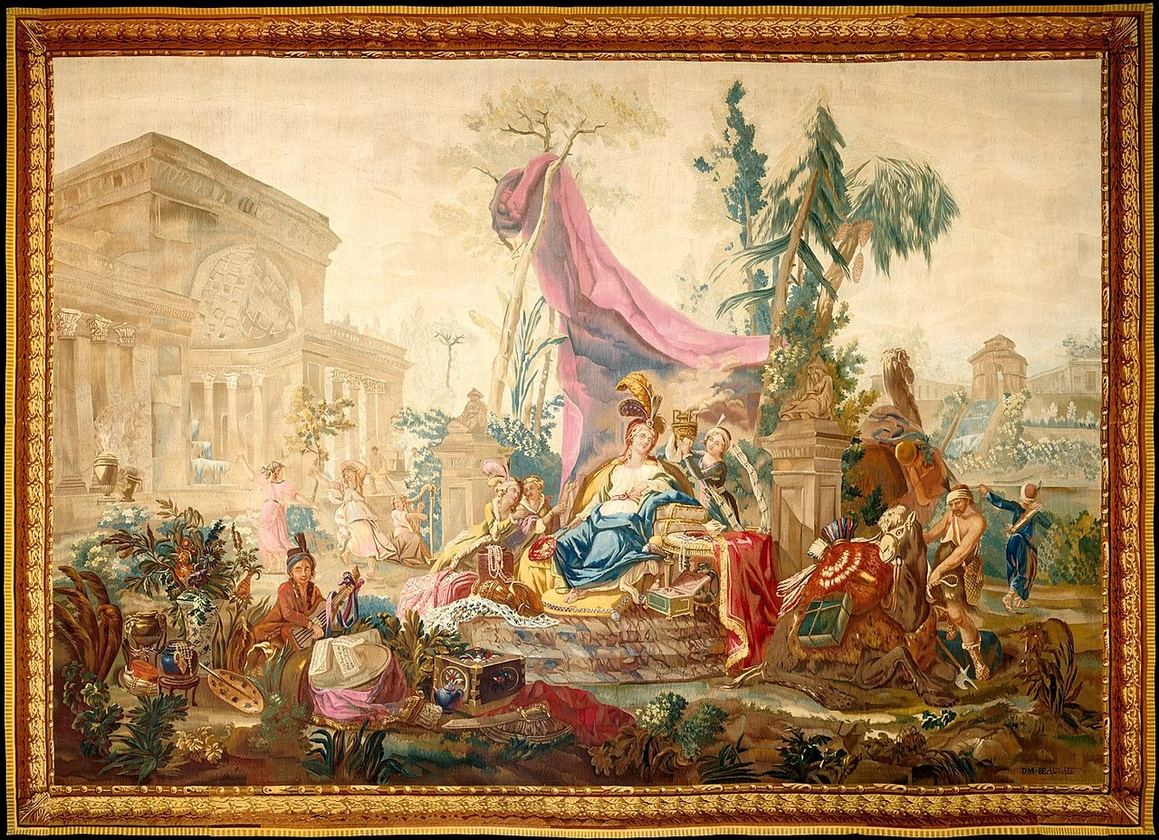 Jean Le Barbier - Asia da un insieme dei Quattro Continenti, Metropolitan Museum of Art, New York